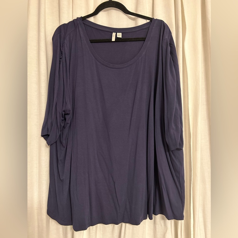 Plus size shirt Navy Blue